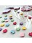Unicorn Temalı Kız Çocuk Doğum Günü Isme Özel 3D Pasta Parti Süsü Seti Cake Topper 5
