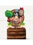 Pamuk Prenses Ve 7 Cüceler Temalı Kişiye Özel Kız Çocuk Doğum Günü 3d Pasta Süsü Cake Topper (22X20CM) 1