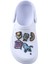 111519-Wht Foamies Pup Celebration Kadın Beyaz Spor Terlik 3