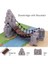 Marmine Moc Bloklar Drawbridge Set Dağ Ormanı Orman Inşaat Binası Tuğlalar Parçaları Diy Küçük Parçacık 6083 6082 63141 Koyu Gri (Yurt Dışından) 1