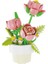 Şehir Yaratıcılık Çiçek Buket Blossom Bonsai Saksı Bitki Mikro Yapı Taşları Model Ev Dekorasyon Oyuncak Orijinal Kutu Yok (Yurt Dışından) 1