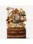 Iş Makineleri Temalı Erkek Çocuk Doğum Günü Isme Özel 3D Pasta Parti Süsü Cake Topper (22 x 22 cm ) 1