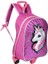 Unikorn Desen Pembe Tekerlekli Anaokulu Ve Kreş Sırt Çantası 3
