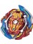 B174-1 Stili B-X Toupıe Burst Bayblade Superking Hypersphere B-149 Korkunç Bahamut 7W.OM Gen Sticker ile Birlikte (Yurt Dışından) 2