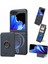 Samsung Galaxy Z Flip6 5g Manyetik Pc + Çıkarılabilir Kart Tutucu ile Pu Telefon Arka Kapak (Yurt Dışından) 1