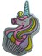 Mbb E- Ticaret Aplike Ütü Ile Yapışan Unicorn At Yeşil Arma 4 cm 1