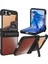 Samsung Galaxy Z Flip6 5g Crazy Horse Texture Pu+Pc Telefon Kılıfı (Yurt Dışından) 1