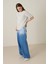 Açık Taş %100 Pamuklu Bisiklet Yaka Basic T-Shirt 3
