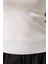 Ekru Kolsuz Crop Triko Bluz 4