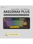 AK820 Max Plus Daydream Switch 3 Modlu Mekanik Oyun Klavyesi-8000 Mah Batarya RGB-Hot Swap (AK820 Max Plus - Siyah Sarı - DayDream) 2