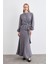 Roza Etek Bluz Takım - Gri 1