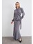 Roza Etek Bluz Takım - Gri 3
