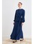 Roza Etek Bluz Takım - Indigo 3