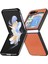 Samsung Galaxy Z Flip6 5g Karbon Fiber Doku Pu Deri + Pc Telefon Kapağı (Yurt Dışından) 1