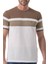 Yatay Baskılı Bisiklet Yaka T-Shirt 5