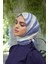 Yaz Işıltısı Koleksiyonu Soft Eşarp Gri Krem 1183-15 3
