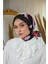 Yaz Işıltısı Koleksiyonu Soft Eşarp Siyah Kırmızı 1189-06 2