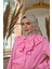 Yaz Işıltısı Koleksiyonu Soft Eşarp Toz Pembe Yeşil 1191-05 1