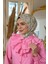 Yaz Işıltısı Koleksiyonu Soft Eşarp Toz Pembe Yeşil 1191-05 2