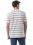 Yatay Çizgili Bisiklet Yaka T-Shirt 4