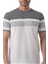 Yatay Baskılı Bisiklet Yaka T-Shirt 5