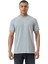 Yatay Çizgili Bisiklet Yaka T-Shirt 1