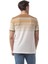 Yatay Çizgili Bisiklet Yaka T-Shirt 4