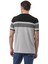 Yatay Baskılı Bisiklet Yaka T-Shirt 4
