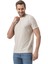 Yatay Çizgili Bisiklet Yaka T-Shirt 2