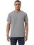 Yatay Çizgili Bisiklet Yaka T-Shirt 1
