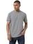Yatay Çizgili Bisiklet Yaka T-Shirt 3