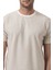 Yatay Çizgili Bisiklet Yaka T-Shirt 5