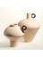 Lızbon Earthenware Vazo 28 x 25 x 27 cm Bej 5