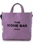 Lila The Icone Bag Paris Işlemeli Tote Kadın Kol Çantası Ve Omuz Çantası 1
