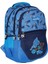 Erkek Çocuk Beslenmeli Suya Dayanıklı 4 Bölmeli Okul Sırt Çantası Rlx1350mavıfutbol 2