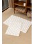 Mellow 2’li Takım Banyo Paspası %100 Pamuk 40X60 + 60X90 Ekru 1