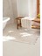 In Lines 2’li Takım Banyo Paspası %100 Pamuk 40X60 + 60X90 Bej Çizgili 1