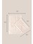In Lines 2’li Takım Banyo Paspası %100 Pamuk 40X60 + 60X90 Bej Çizgili 2