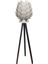 Lambader - Tripod Lambader - Dekoratif Ahşap Lambader - Kozalak Model Lambader 3
