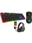 RGB Oyuncu Seti – G918 Mekanik Klavye, M18 10.000 DPI Kablosuz Mouse, WBH44 2.4G+BT Kulaklık 1