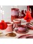 Fonte Stoneware Çay Seti 160 ml Fuşya 6