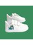 Sevimli Arkadaş Kedi Baskılı Beyaz Bantlı Çocuk Spor Ayakkabı Sneaker 1