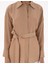 Kadın Bej Oversize Uzun Kollu Gömlek 50306501-VR011 6
