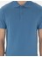 Erkek Koyu Mavi Slim Fit %100 Pamuk Polo Yaka Basic Tişört 50306448-VR032 6