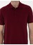 Erkek Bordo Regular Fit %100 Pamuk Polo Yaka Basic Tişört 50306552-VR014 6