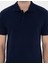 Erkek Lacivert Slim Fit %100 Pamuk Polo Yaka Basic Tişört 50306448-VR033 6