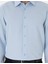 Erkek Açık Mavi Regular Fit Armürlü Uzun Kollu Gömlek 50303376-VR003 6