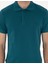 Erkek Zümrüt Slim Fit %100 Pamuk Polo Yaka Basic Tişört 50306448-VR055 6