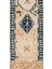 89 x 372 cm Koridor Dekoru Için Eşsiz Eski El Dokuma Anadolu Uşak Yolluk Halısı 5