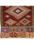 150 x 291 cm El Dokuması Geometrik Desenli Eski Kilim. Yünden Yapıldı 5